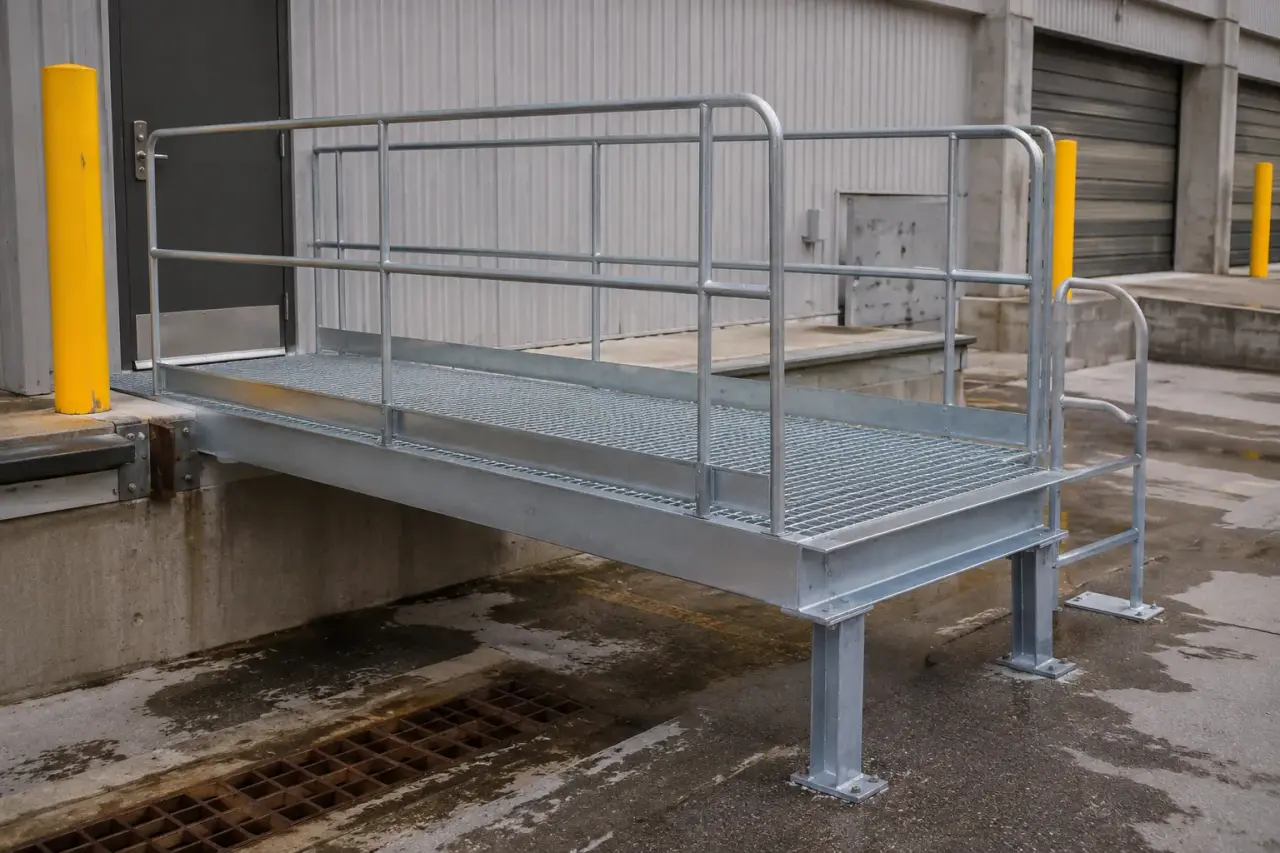 Completed Industrial Platforms installation by The Grate Guys