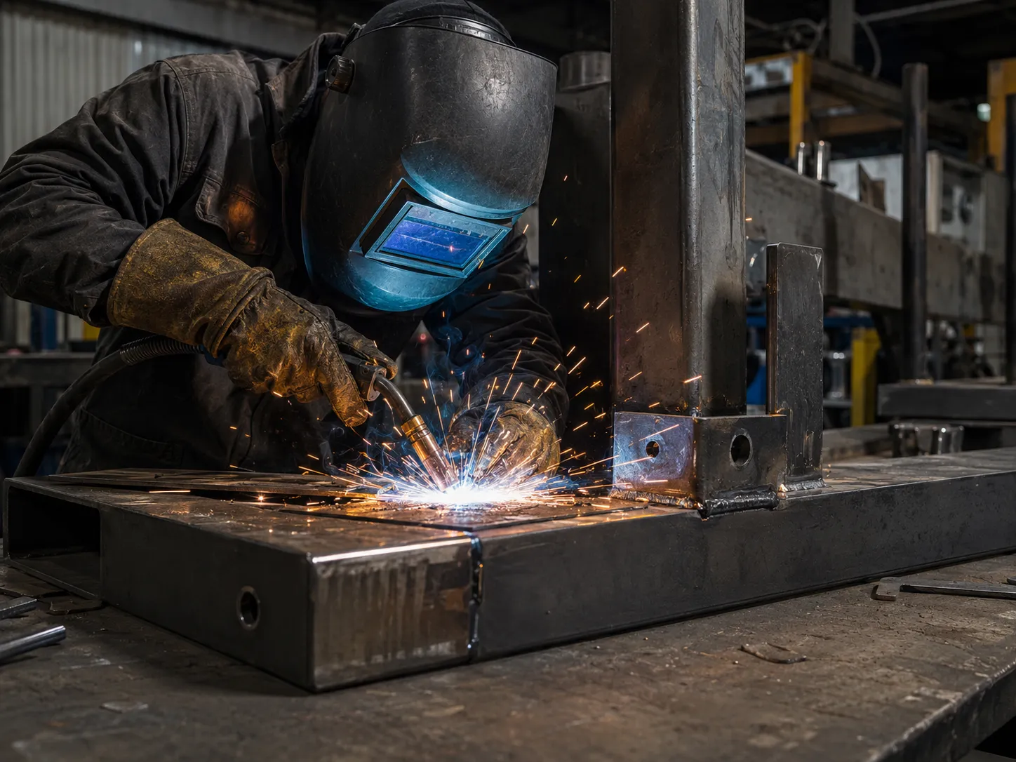 Industrial Platforms in Maple being fabricated and installed by The Grate Guys