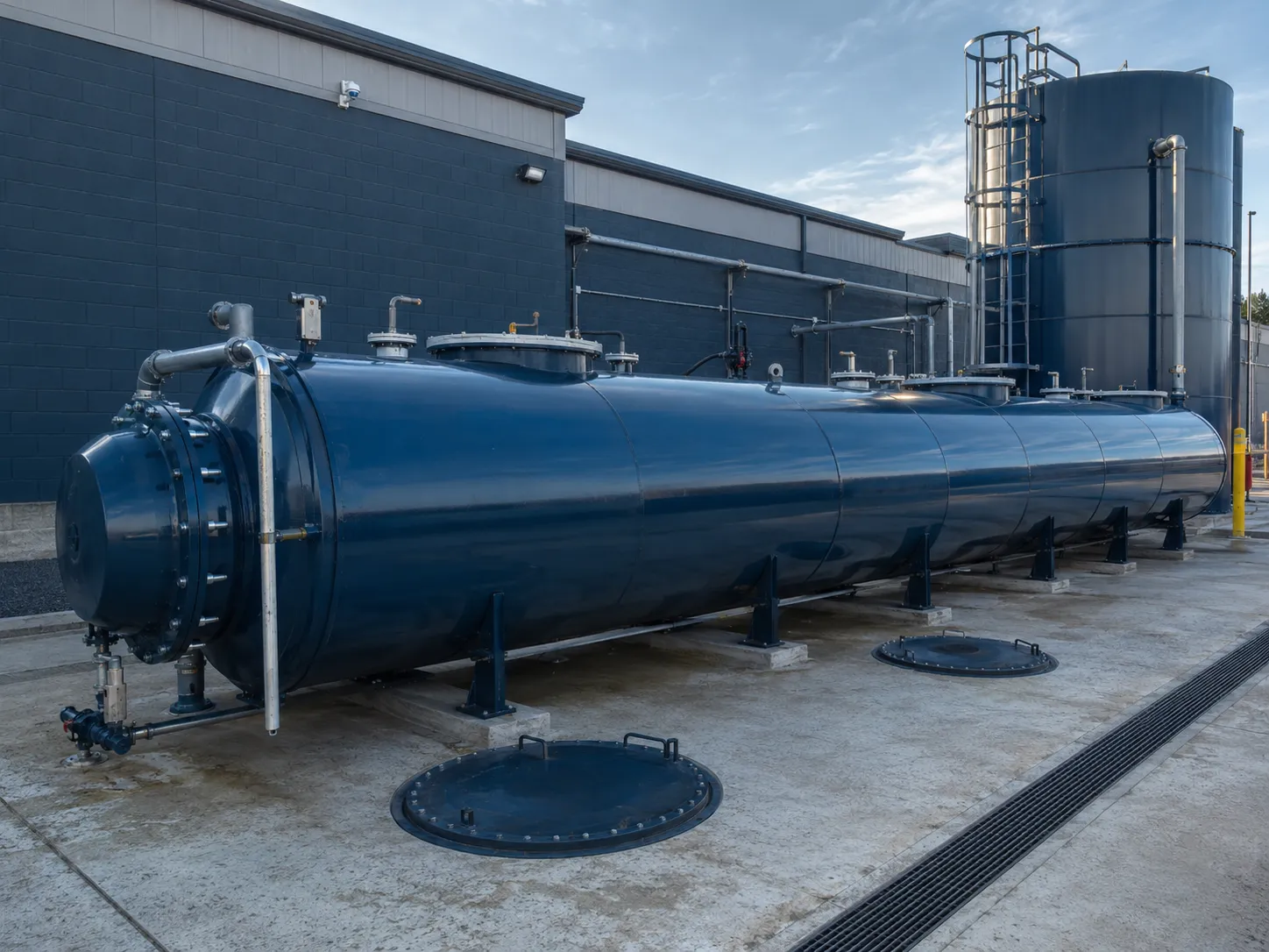 Completed Industrial Tanks installation in Ancaster by The Grate Guys