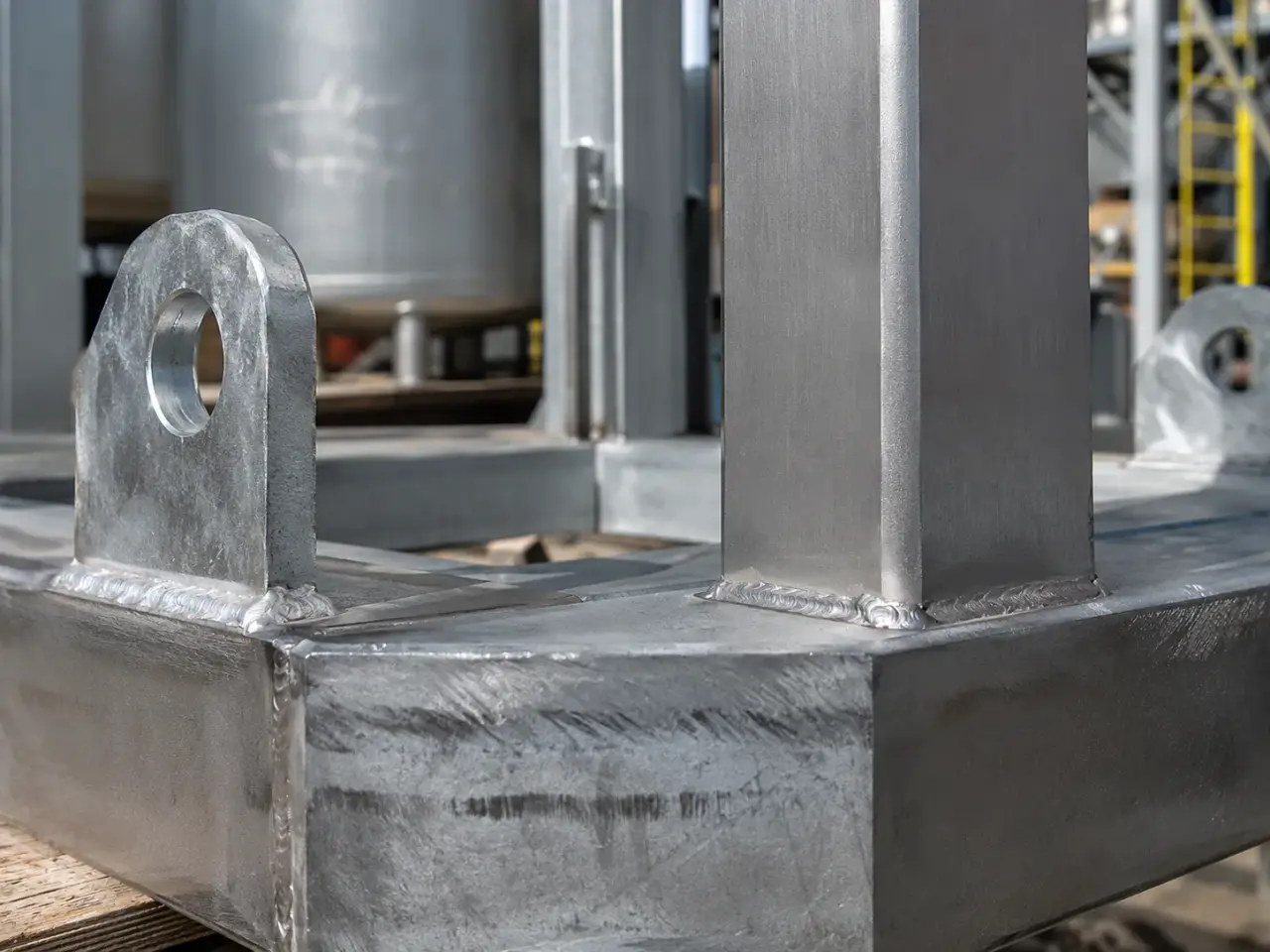 Industrial Tanks being fabricated and installed by The Grate Guys