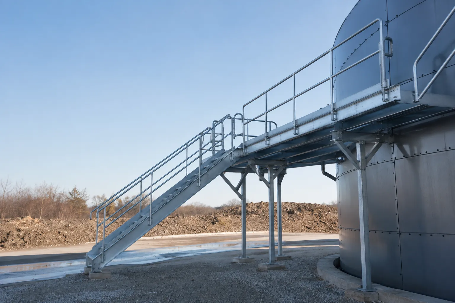 Industrial Walkways in Maple, Ontario — fabricated and installed by The Grate Guys