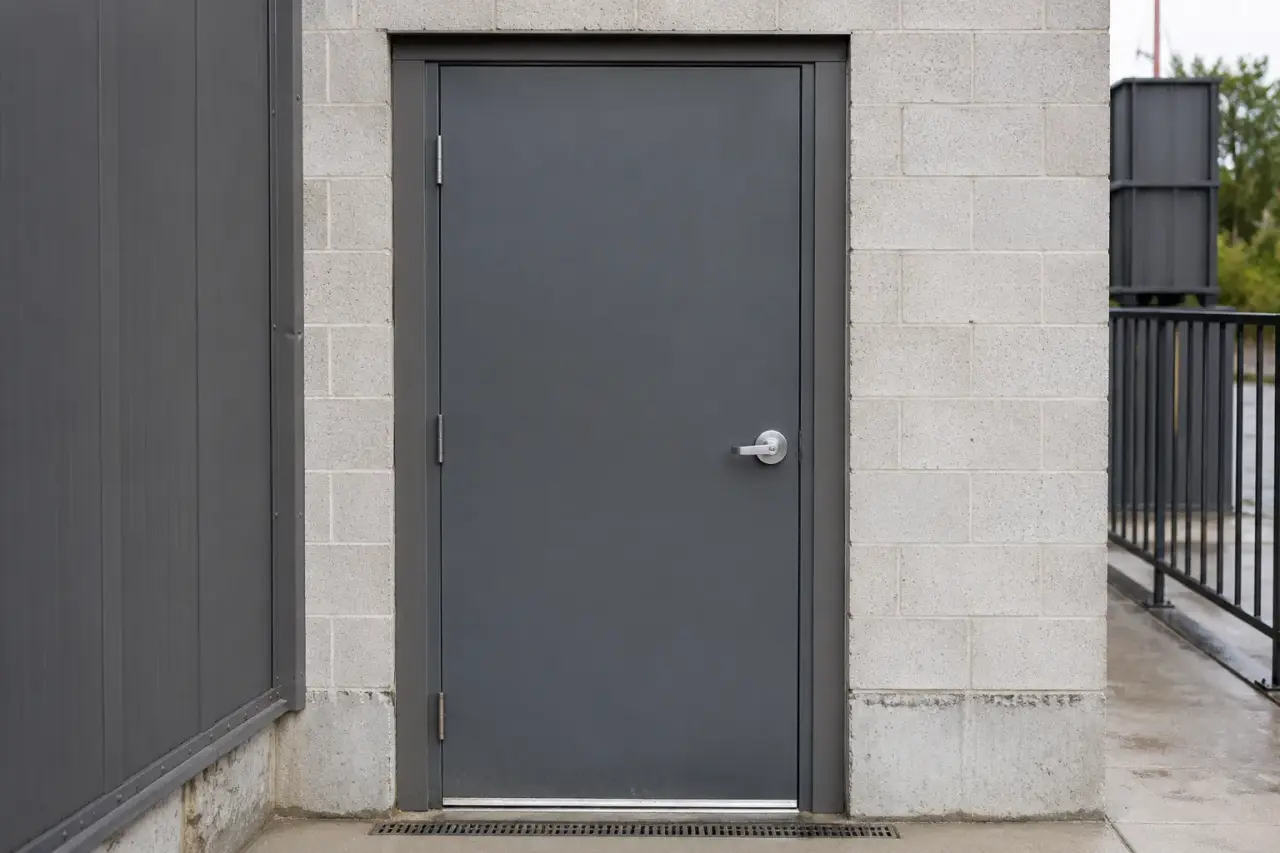 Completed Iron Entry Doors installation in Markham by The Grate Guys
