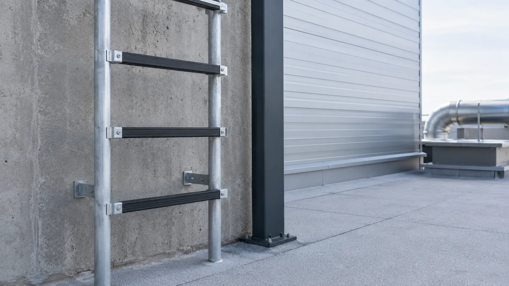 Ladder Rung Covers in Maple, Ontario — fabricated and installed by The Grate Guys