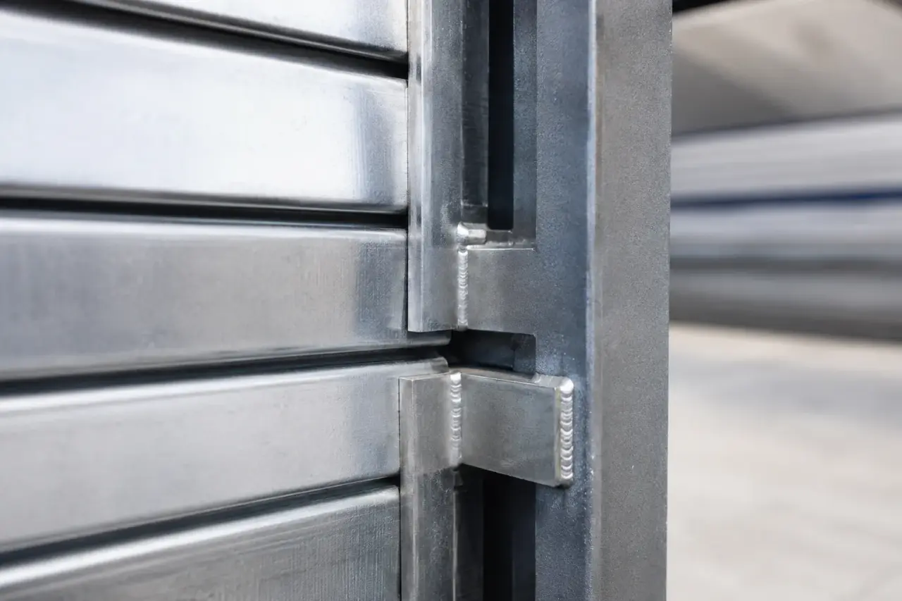 Loading Dock Doors being fabricated and installed by The Grate Guys