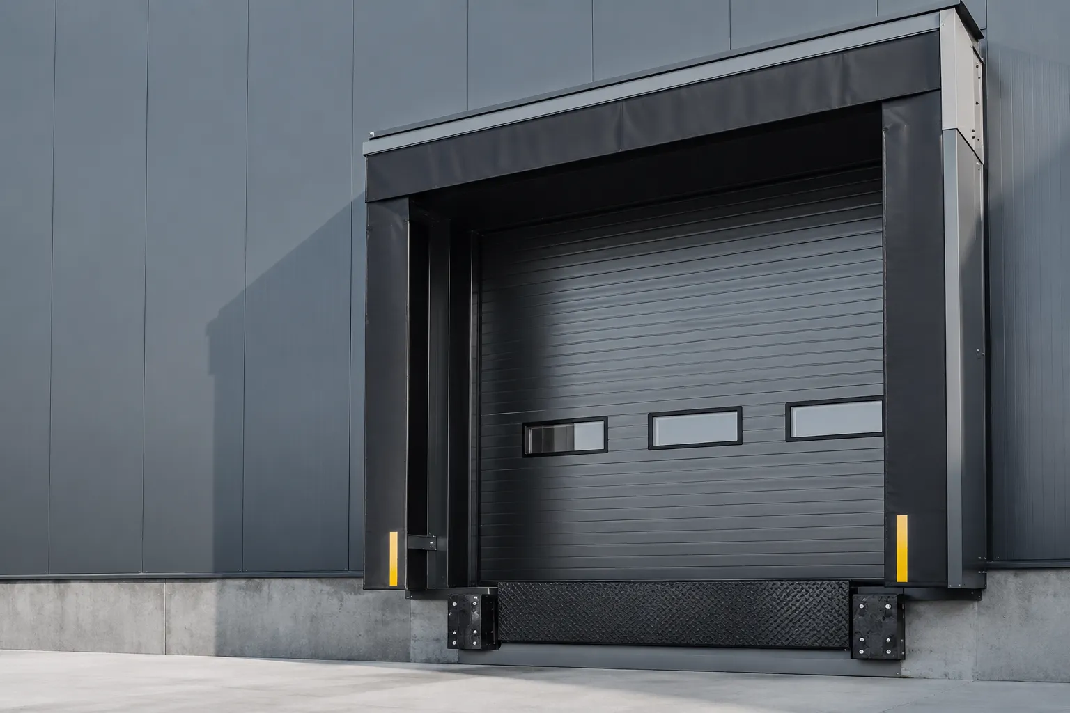 Loading Dock Doors in Ancaster, Ontario — fabricated and installed by The Grate Guys