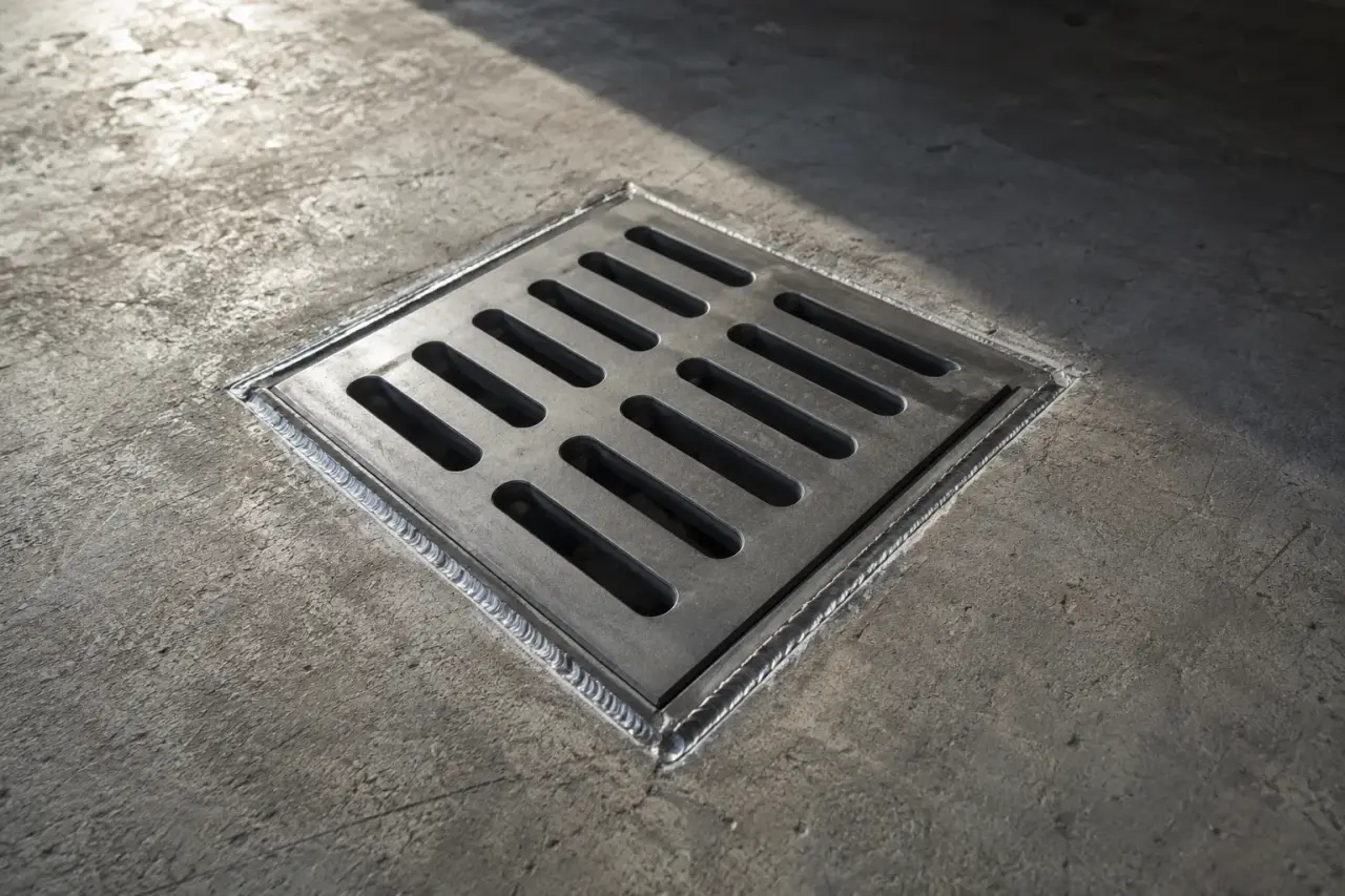 Loading Dock Drainage Repair being fabricated and installed by The Grate Guys