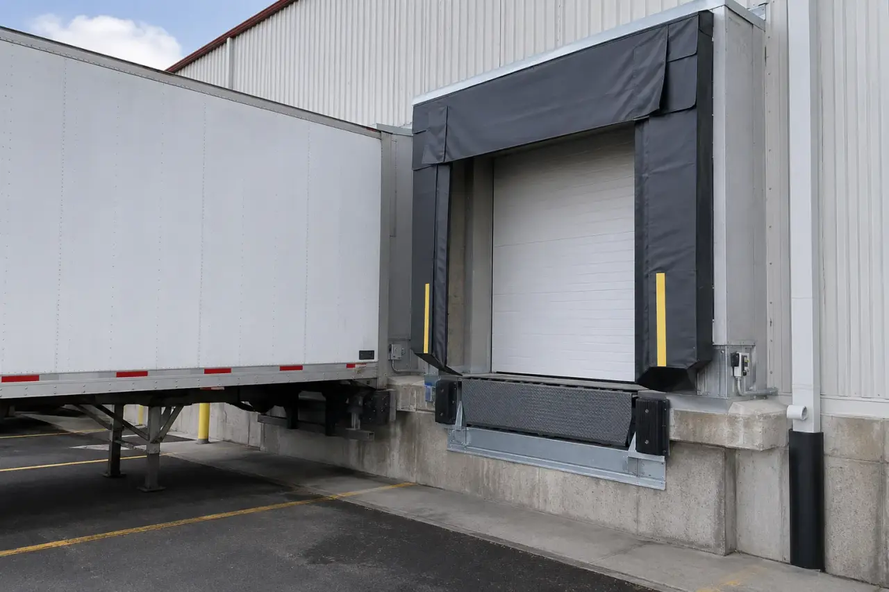 Completed Loading Dock Equipment installation by The Grate Guys