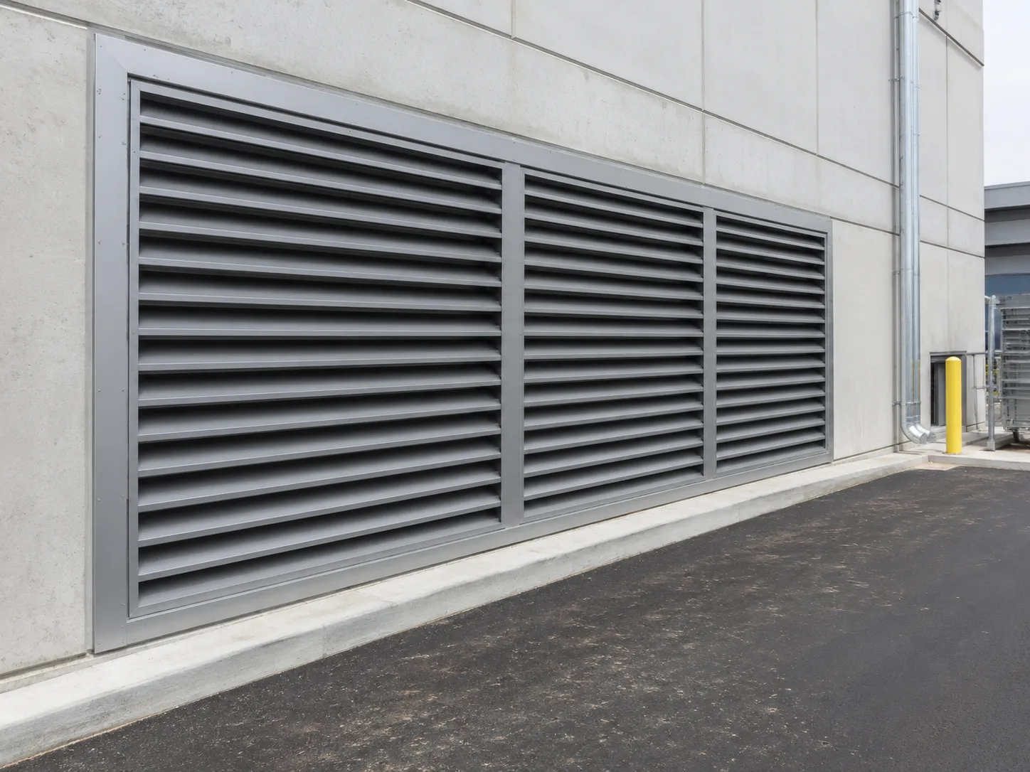 Completed Louvers installation in Barrie by The Grate Guys