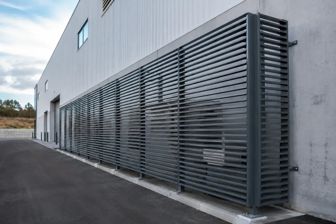 Completed Louvers installation by The Grate Guys