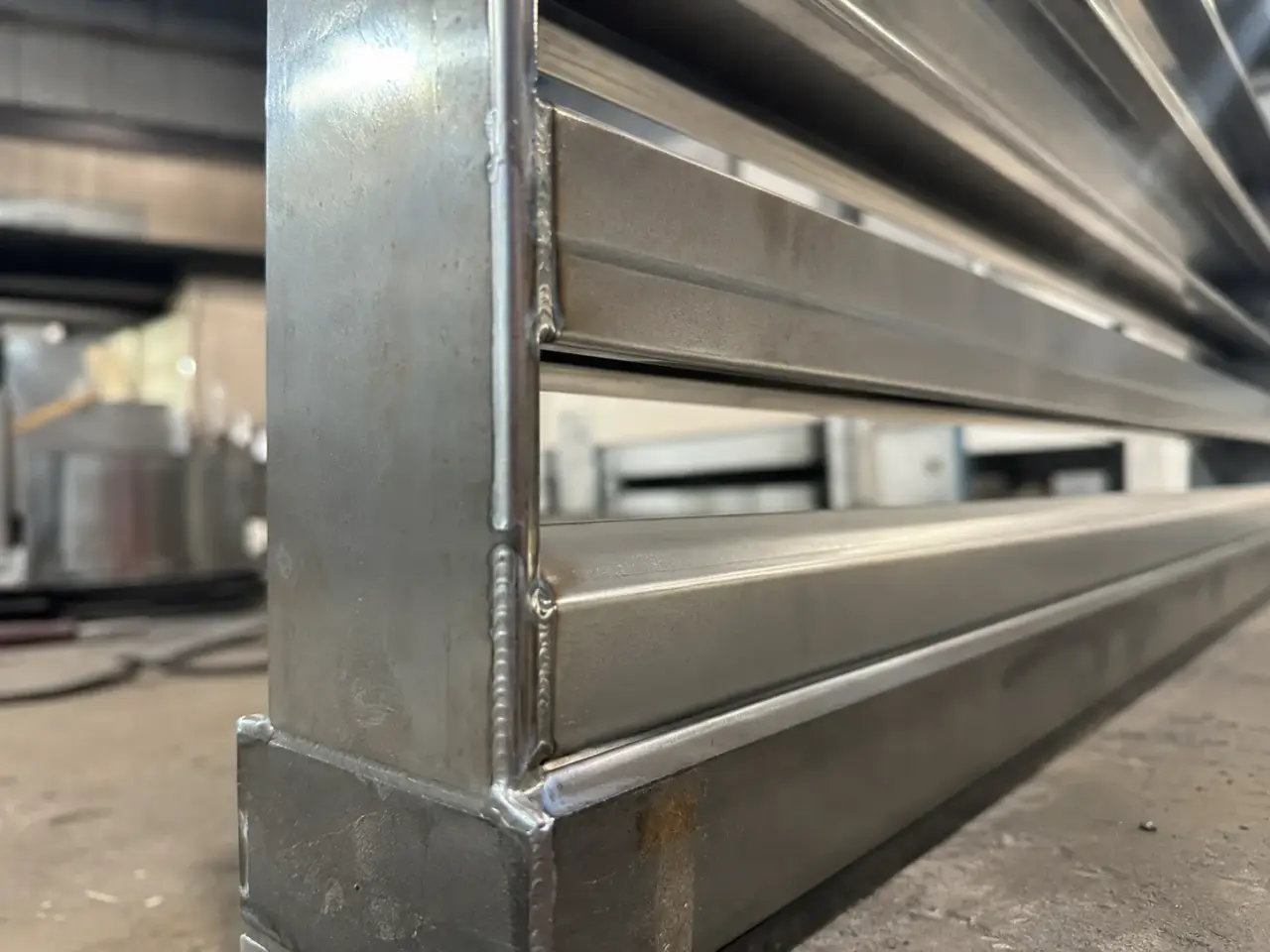 Louvers being fabricated and installed by The Grate Guys