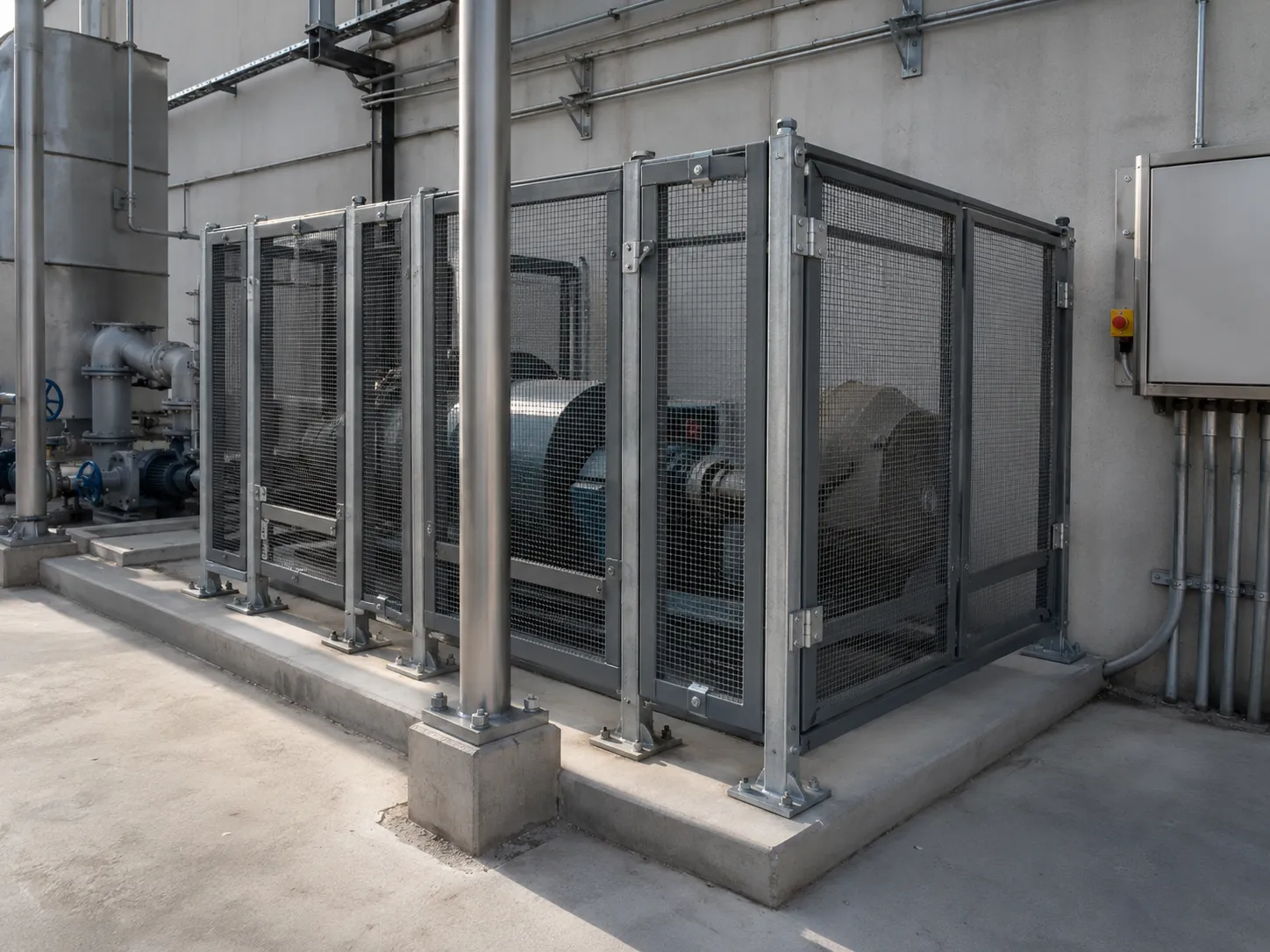 Completed Machine Guards installation in Bradford by The Grate Guys