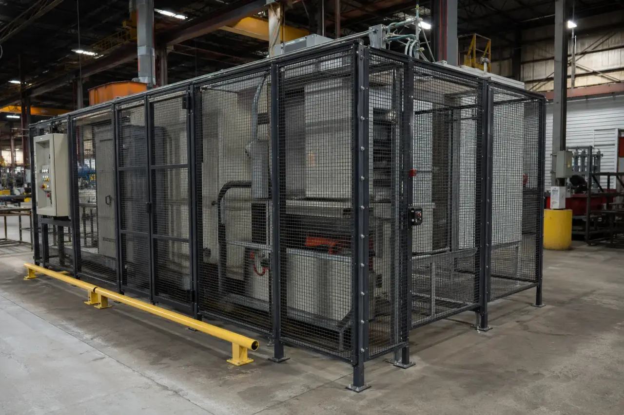 Completed Machine Guards installation by The Grate Guys