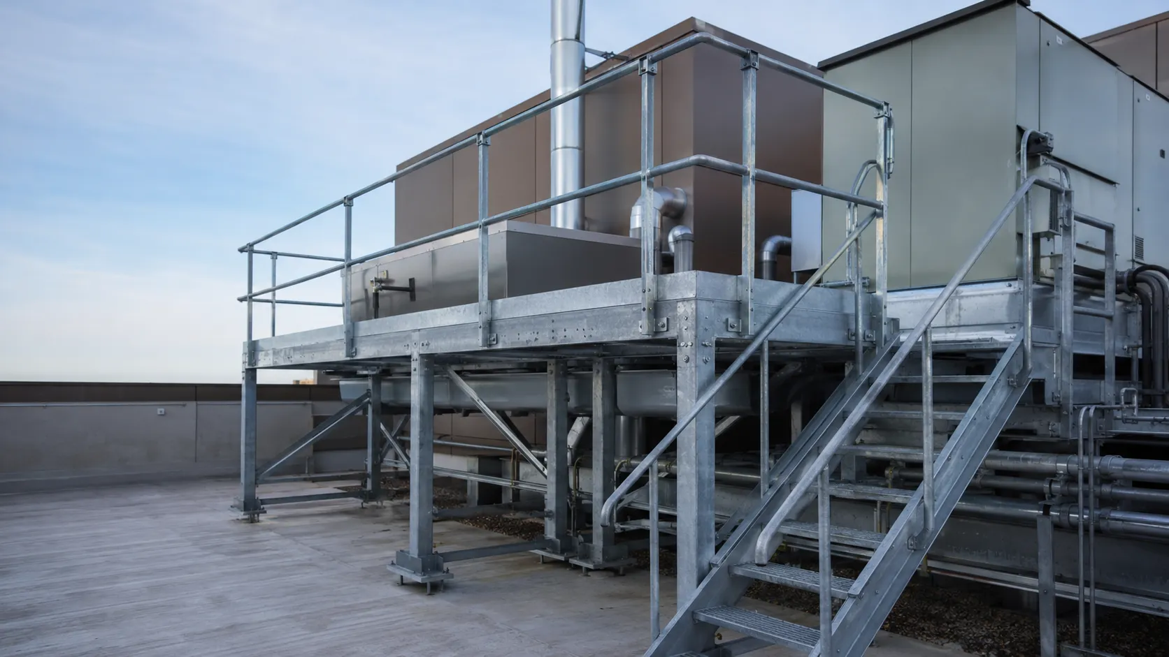 Maintenance Platforms in Caledon, Ontario — fabricated and installed by The Grate Guys