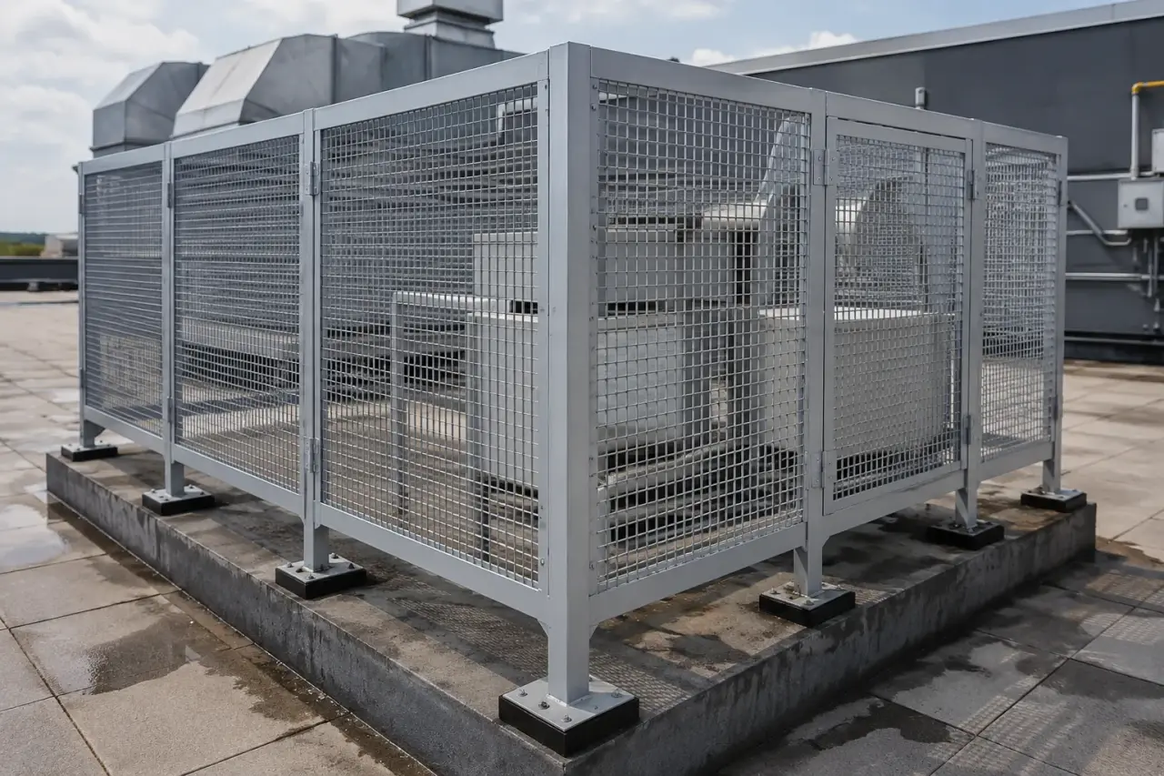 Completed Mechanical Equipment Guards installation by The Grate Guys