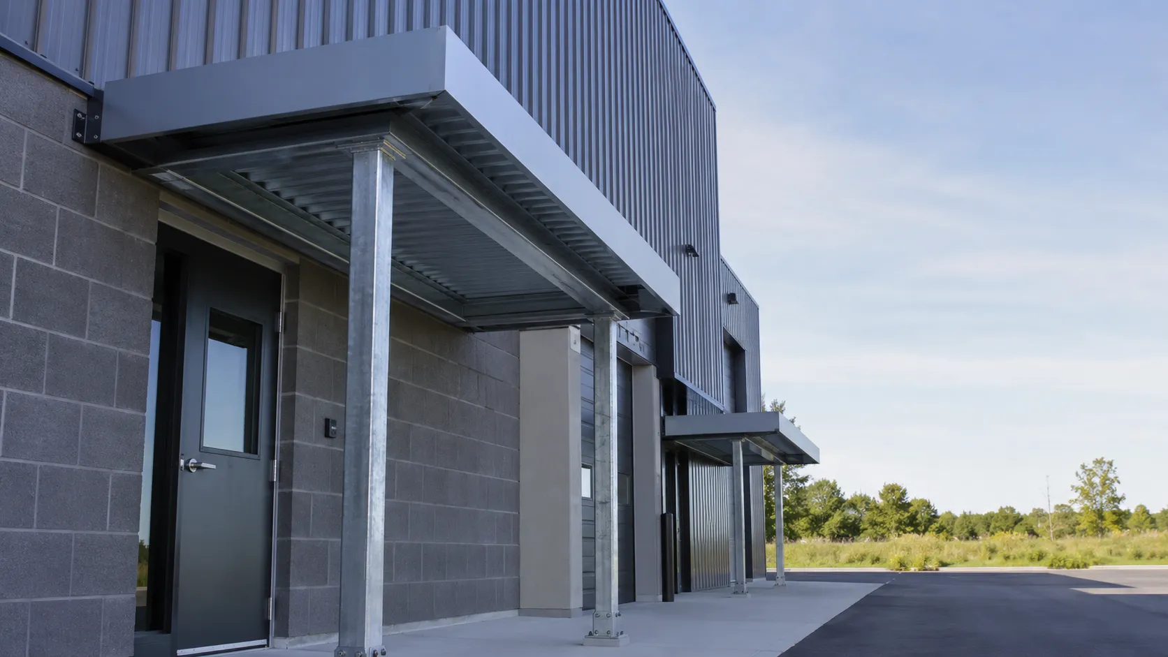Metal Awnings in Markham, Ontario — fabricated and installed by The Grate Guys