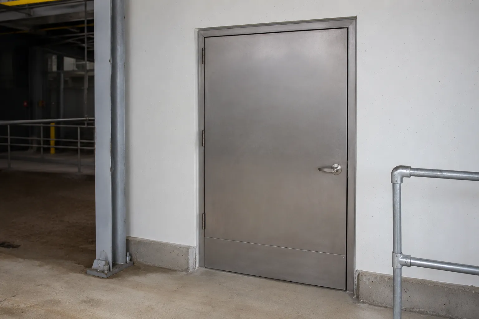 Completed Metal Doors installation in Markham by The Grate Guys
