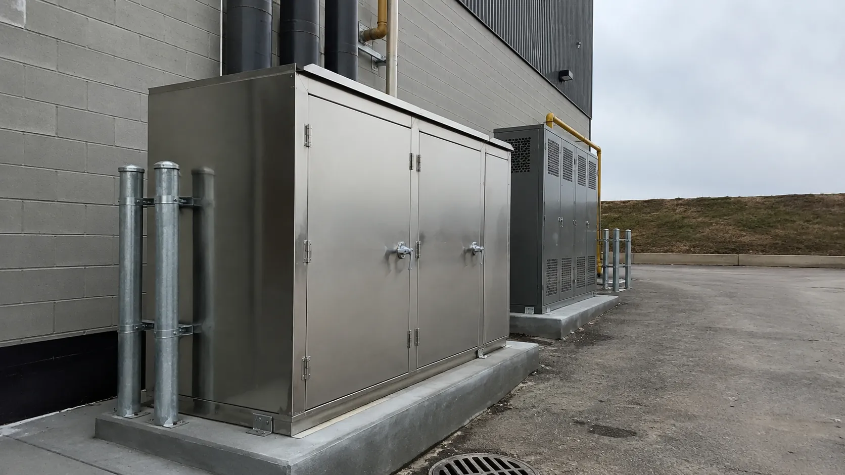 Metal Enclosures in Markham, Ontario — fabricated and installed by The Grate Guys