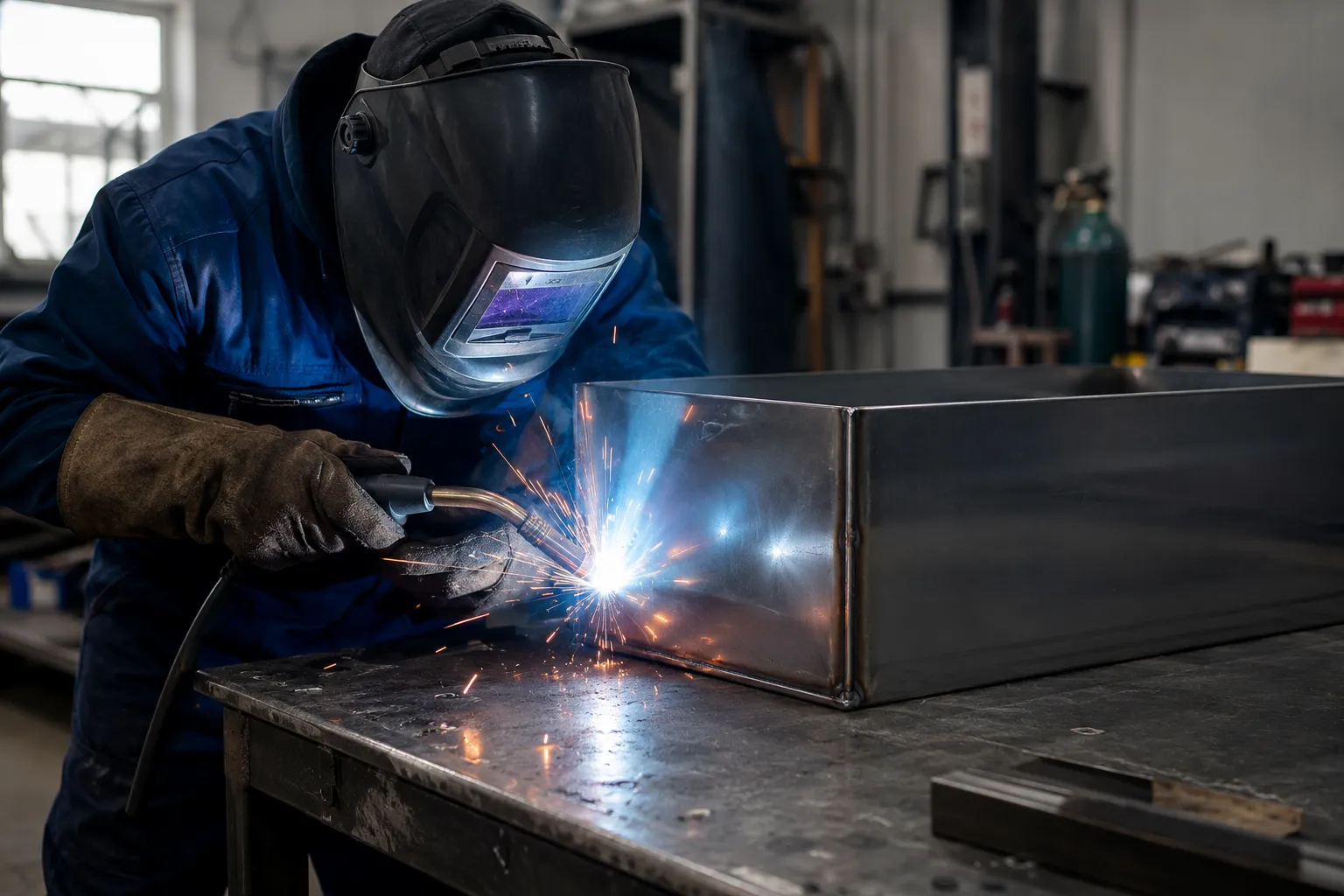 Metal Planters in Maple being fabricated and installed by The Grate Guys