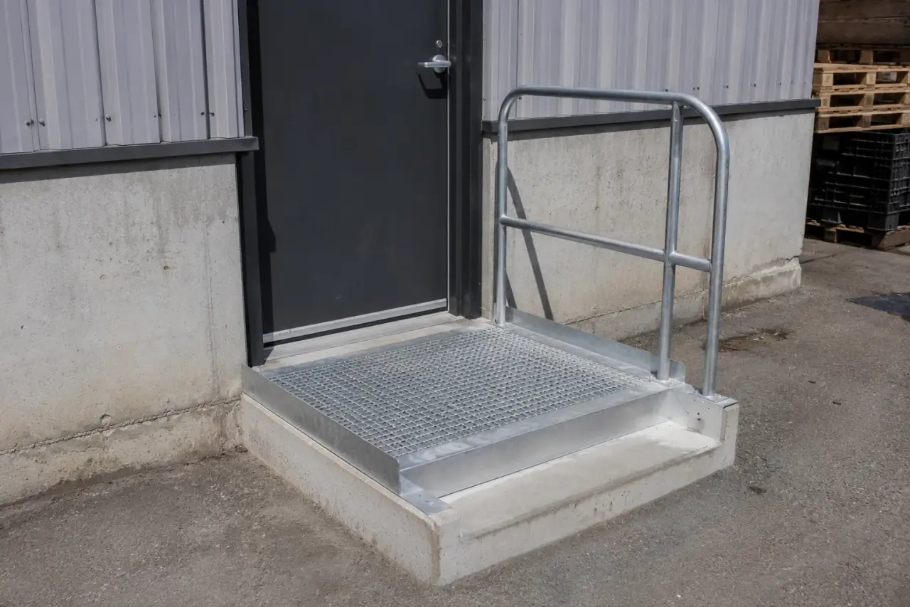 Completed Metal Repair Services installation by The Grate Guys