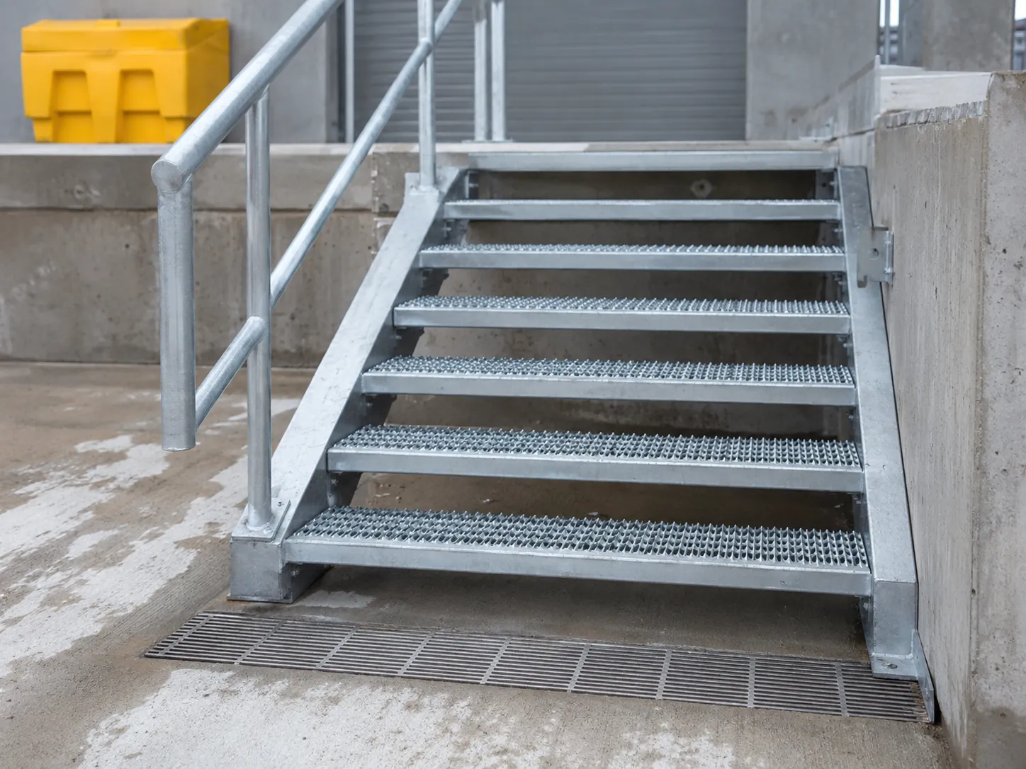 Metal Stair Treads in Markham being fabricated and installed by The Grate Guys