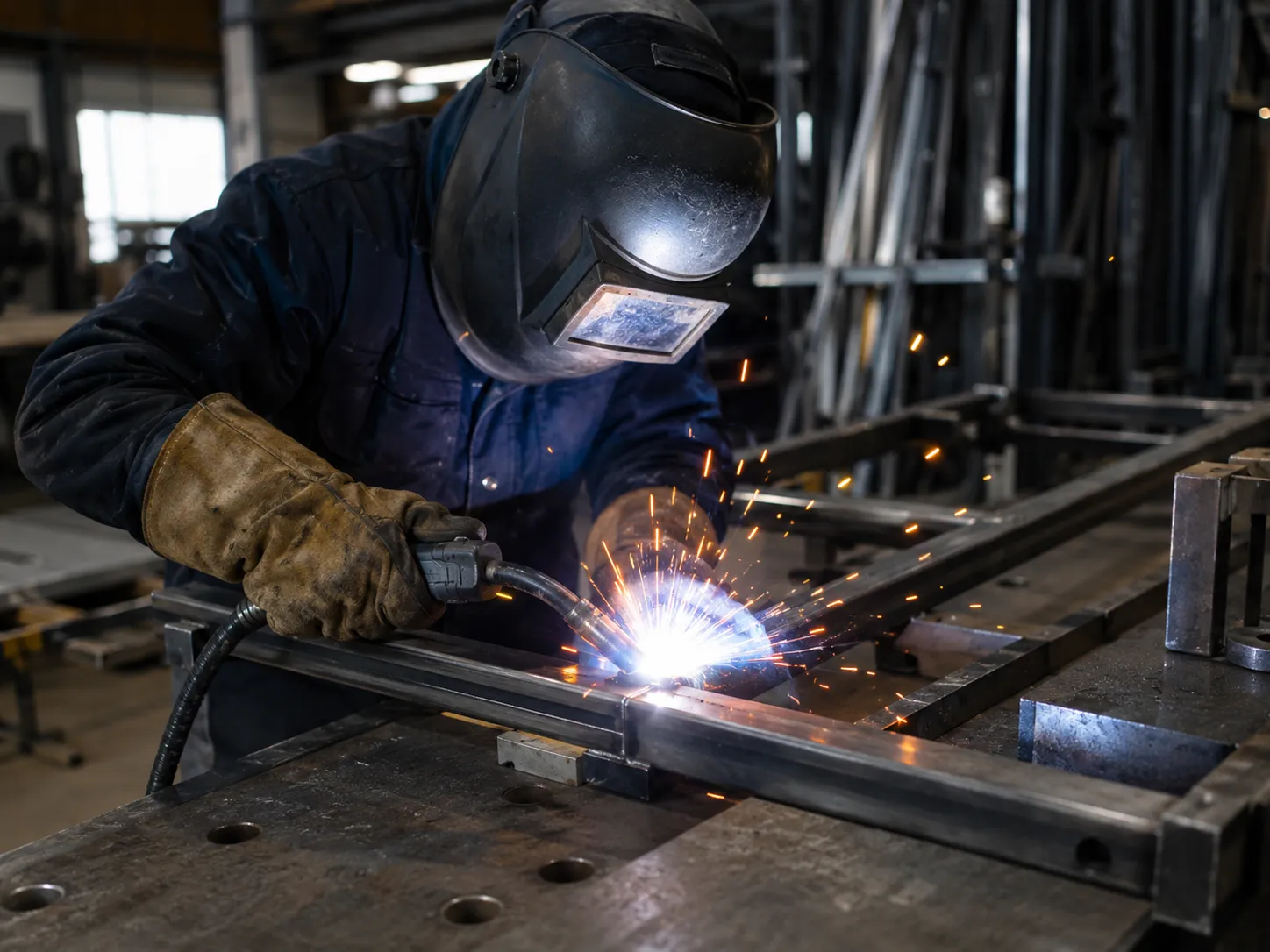 Metal Trellises in Maple being fabricated and installed by The Grate Guys