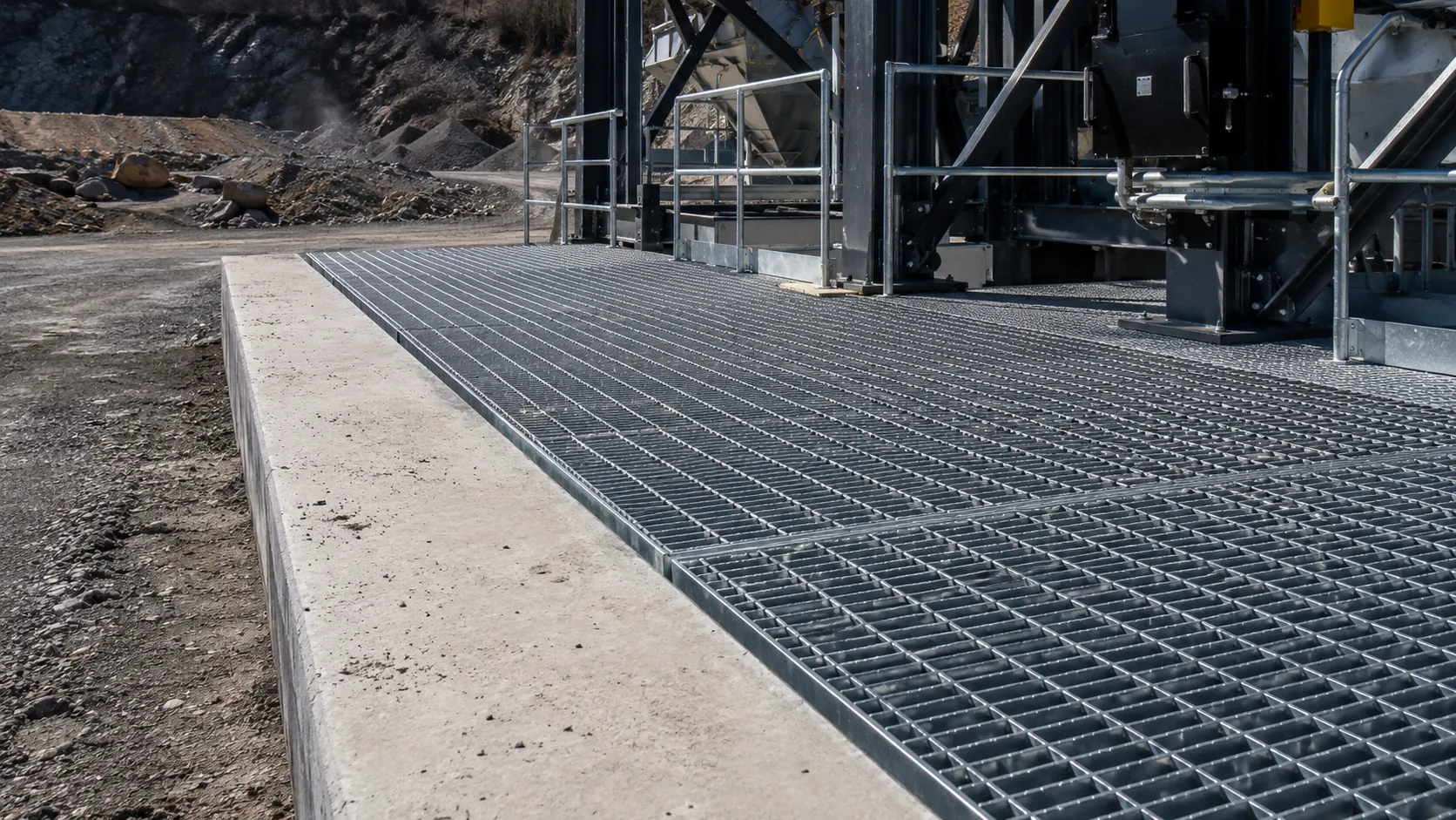 Mining and Heavy Industrial Grates in Markham, Ontario — fabricated and installed by The Grate Guys