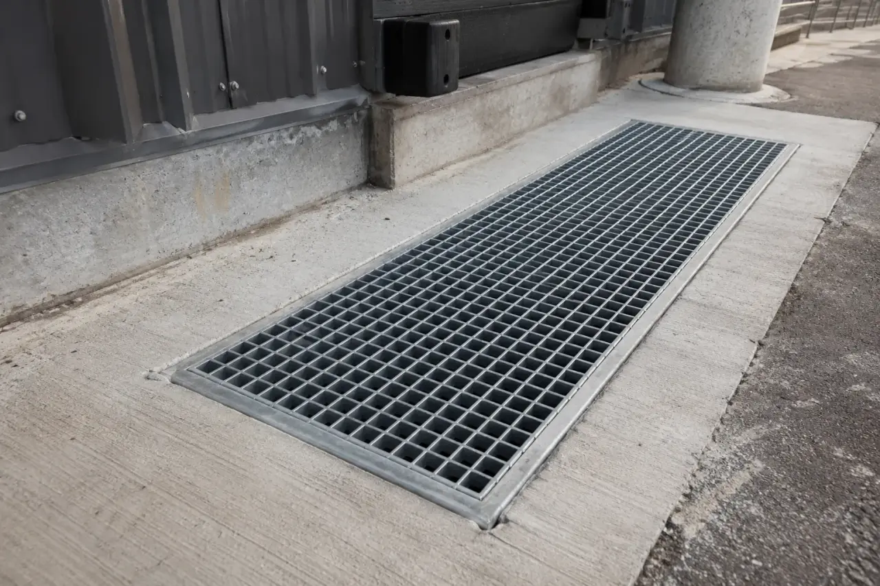 Completed National Custom Grate Shipping installation by The Grate Guys