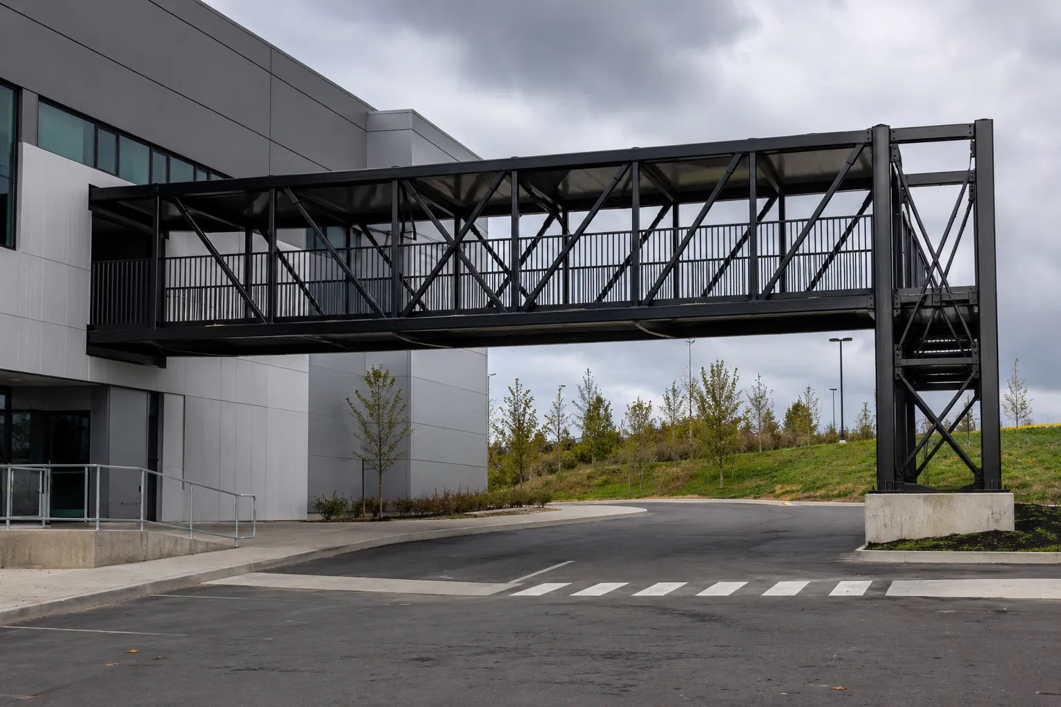 Completed Pedestrian Bridges installation in Georgetown by The Grate Guys