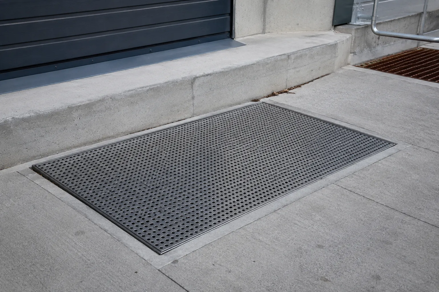 Completed Perforated Metal Panels installation in Markham by The Grate Guys