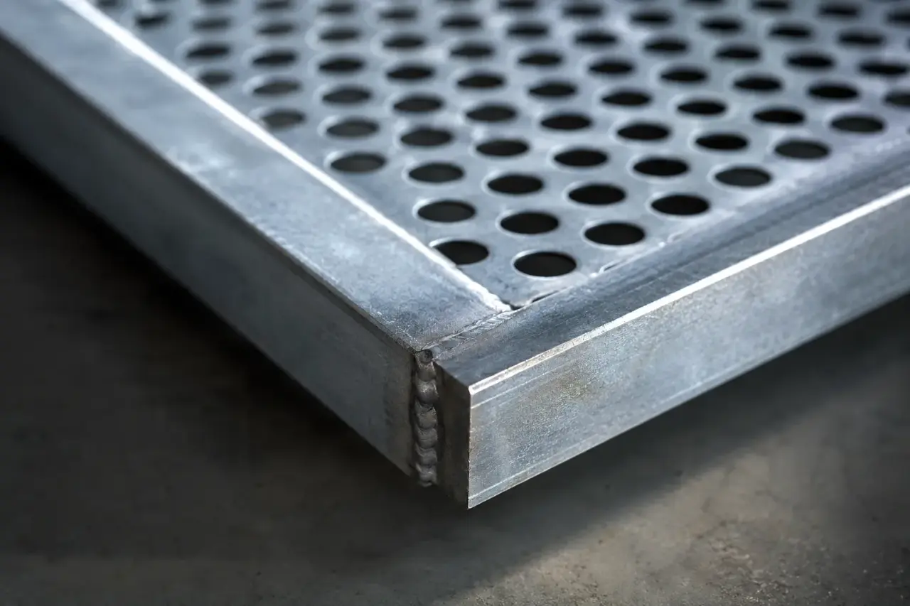 Perforated Metal Panels being fabricated and installed by The Grate Guys