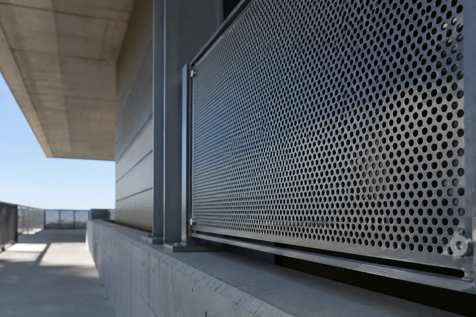 Perforated Metal Panels in Markham, Ontario — fabricated and installed by The Grate Guys