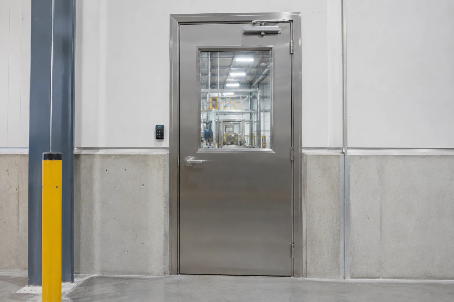 Completed Pharmaceutical Doors installation in Markham by The Grate Guys