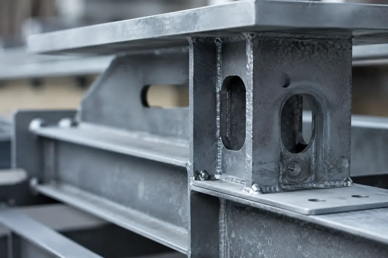 Pipe Racks in Ajax being fabricated and installed by The Grate Guys