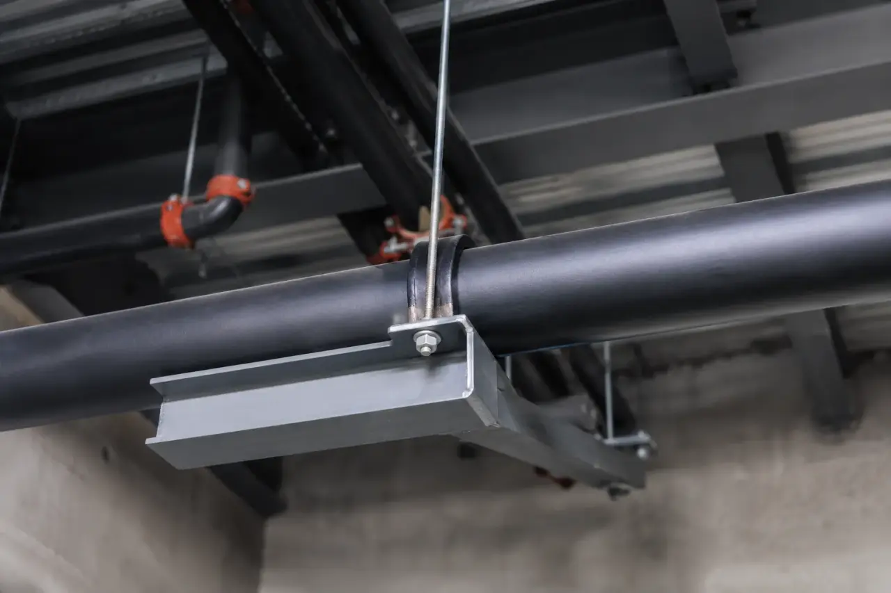 Completed Pipe Supports and Hangers installation in Ajax by The Grate Guys