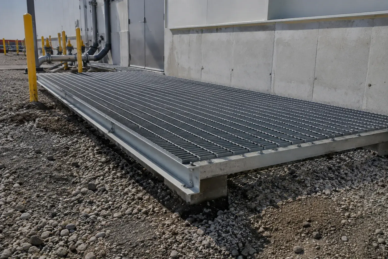Plank Grating in Newmarket, Ontario, fabricated and installed by The Grate Guys