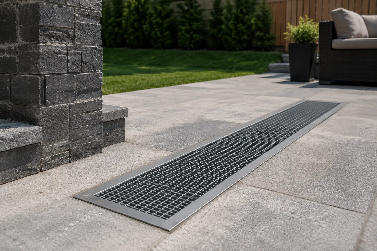 Completed Residential Metal Grates installation in Pickering by The Grate Guys