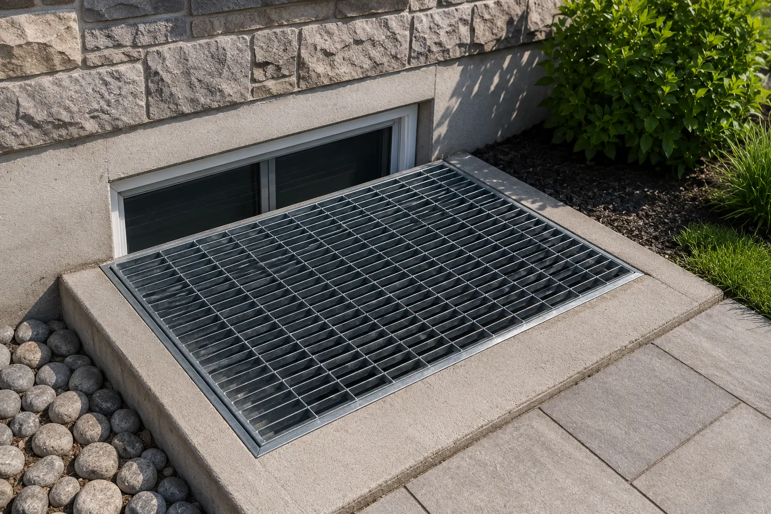 Residential Metal Grates in Pickering, Ontario — fabricated and installed by The Grate Guys