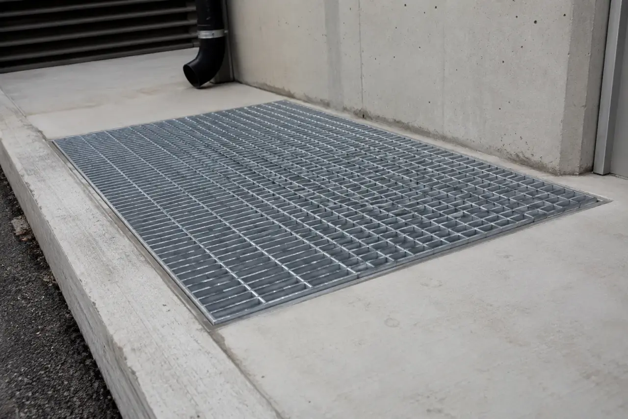 Completed Riveted Grating installation in Mississauga by The Grate Guys