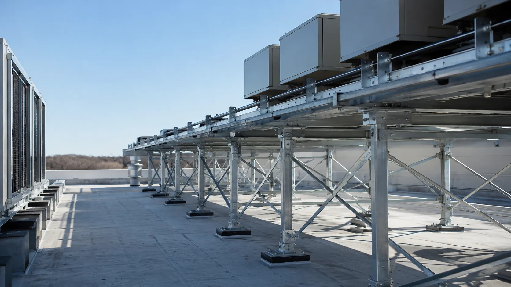 Roof Grillages in Markham, Ontario — fabricated and installed by The Grate Guys
