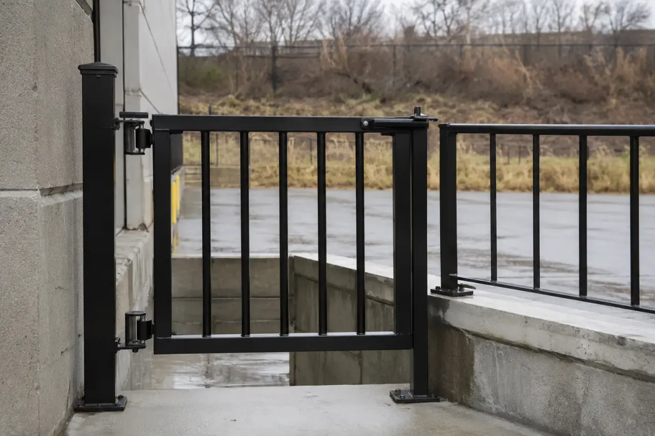 Completed Self-Closing Safety Gates installation in Markham by The Grate Guys