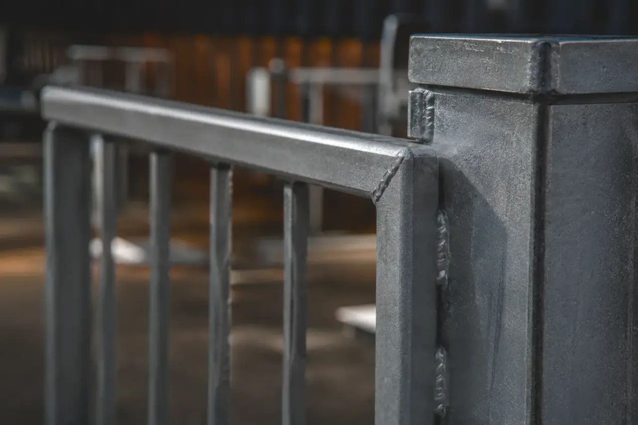Self-Closing Safety Gates in Markham being fabricated and installed by The Grate Guys