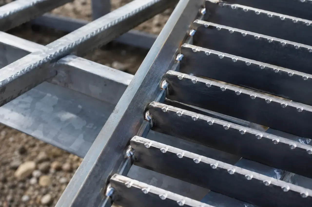 Serrated Grating in Bradford being fabricated and installed by The Grate Guys