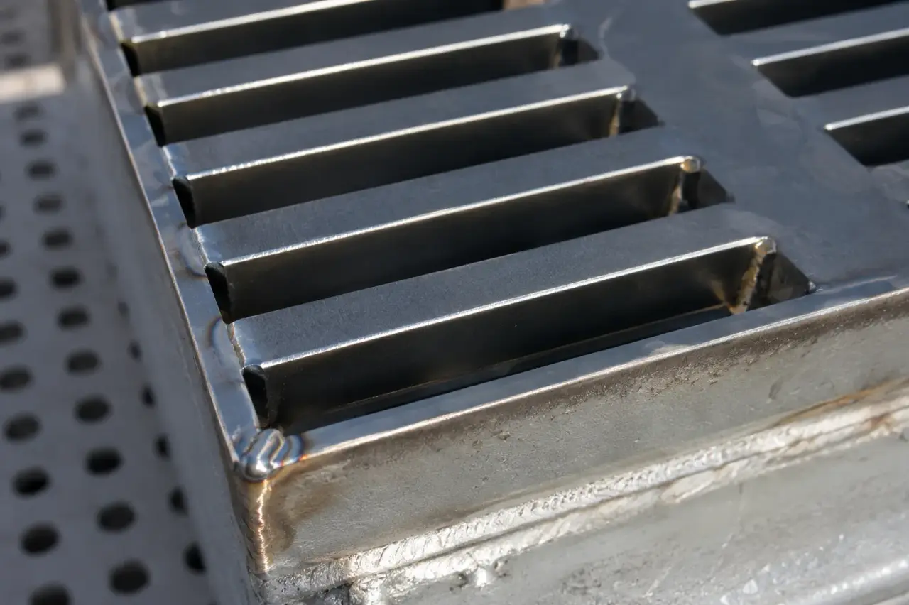 Sewer Drain Covers in Caledon being fabricated and installed by The Grate Guys
