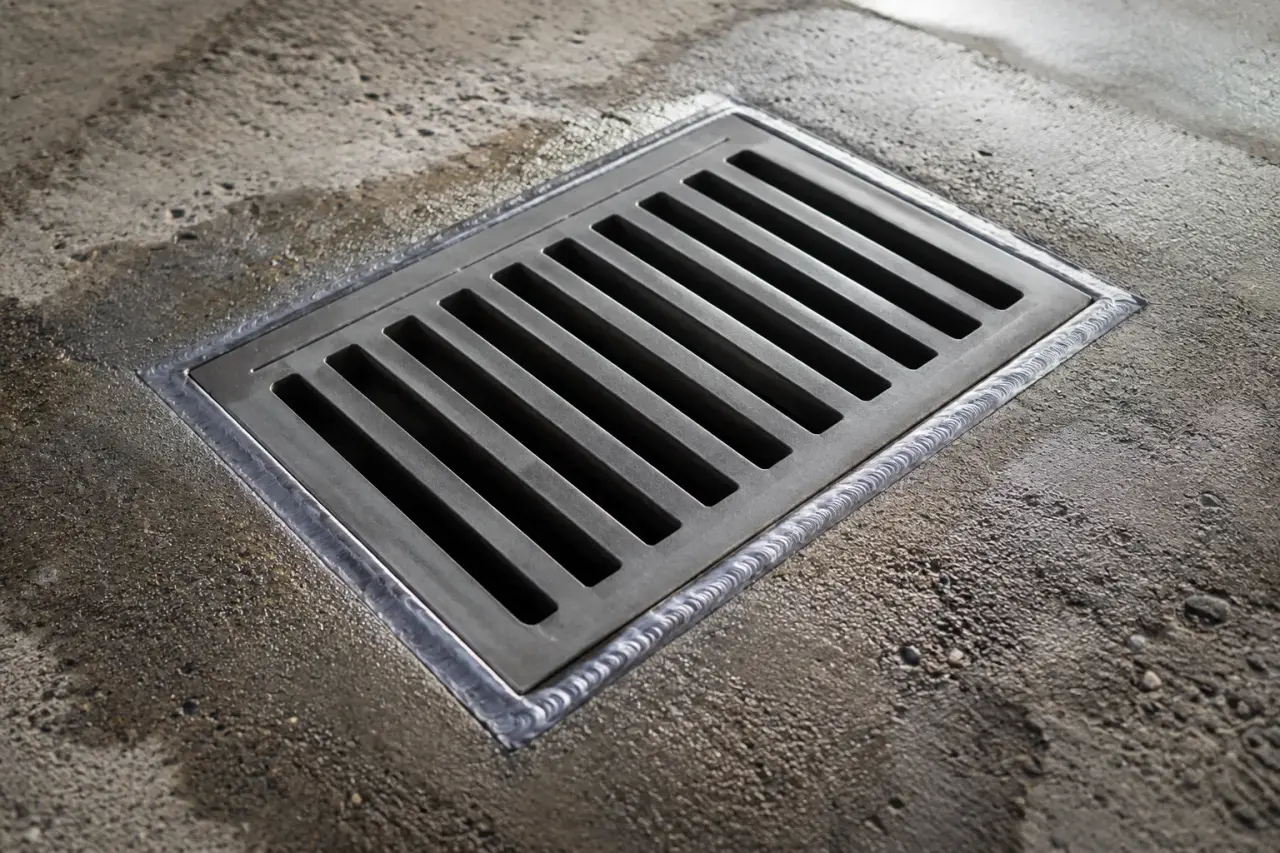 Sewer Drain Repair being fabricated and installed by The Grate Guys