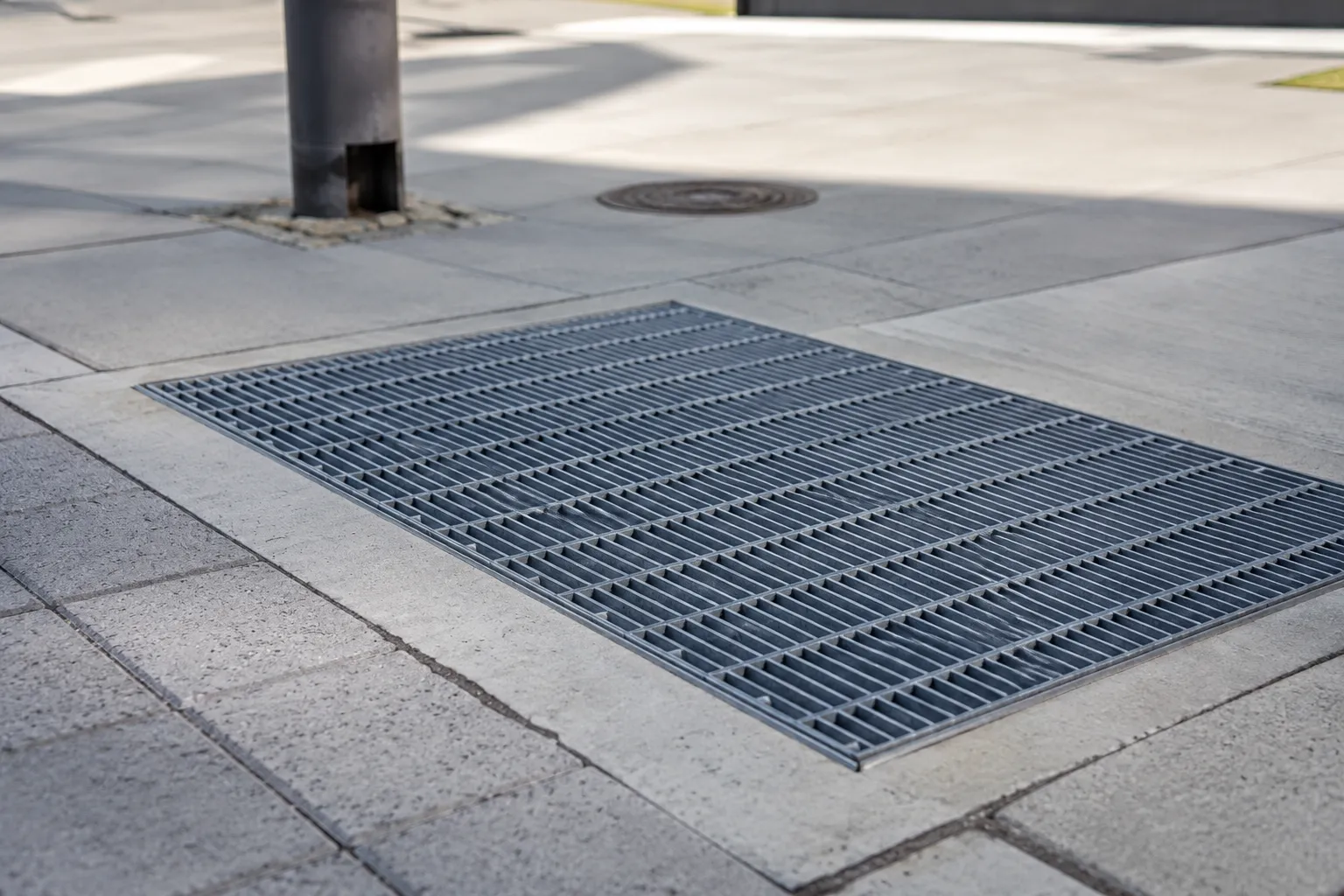 Completed Sidewalk Grates installation in Kitchener by The Grate Guys