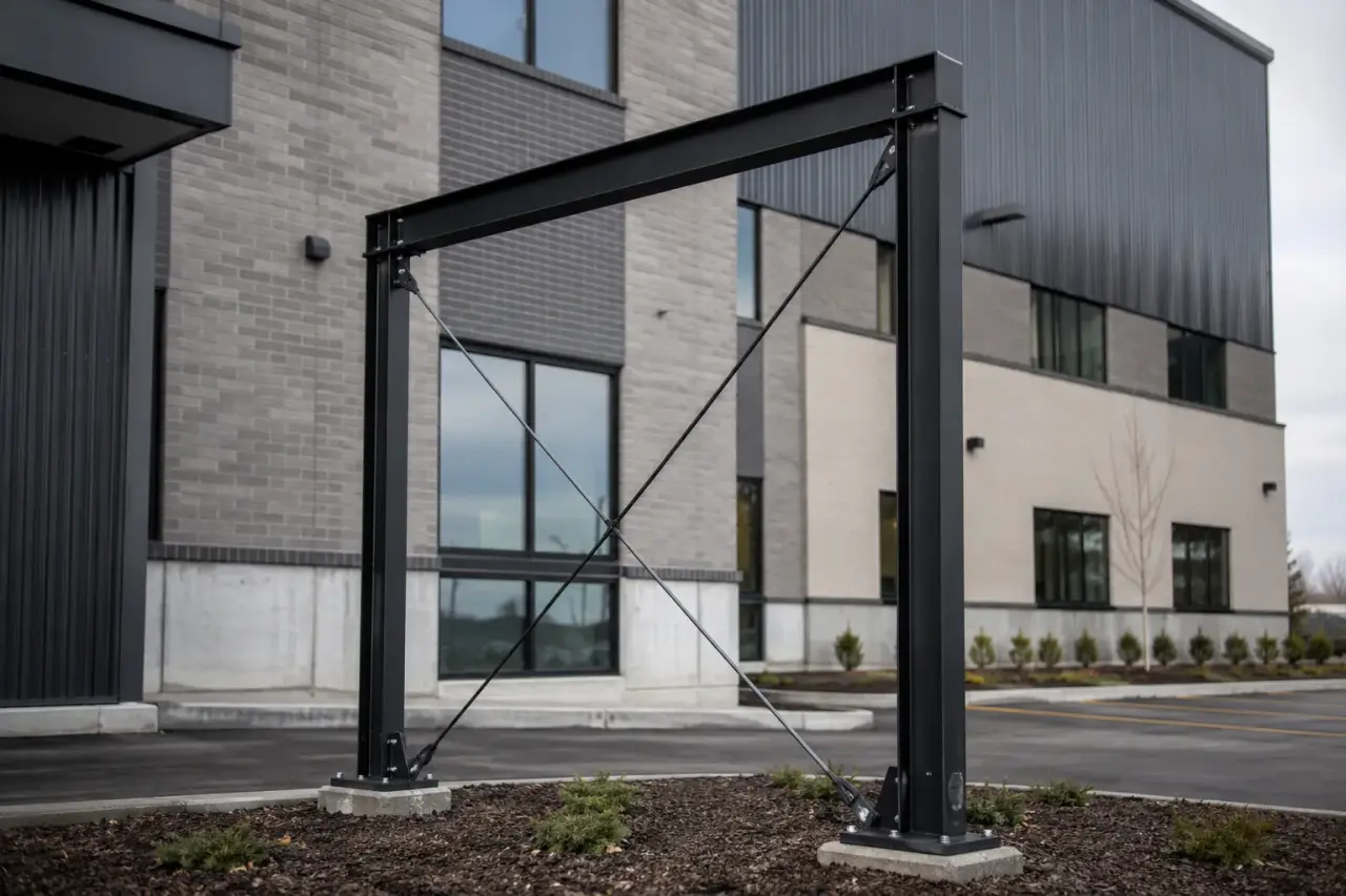 Completed Sign Structures installation in Richmond Hill by The Grate Guys