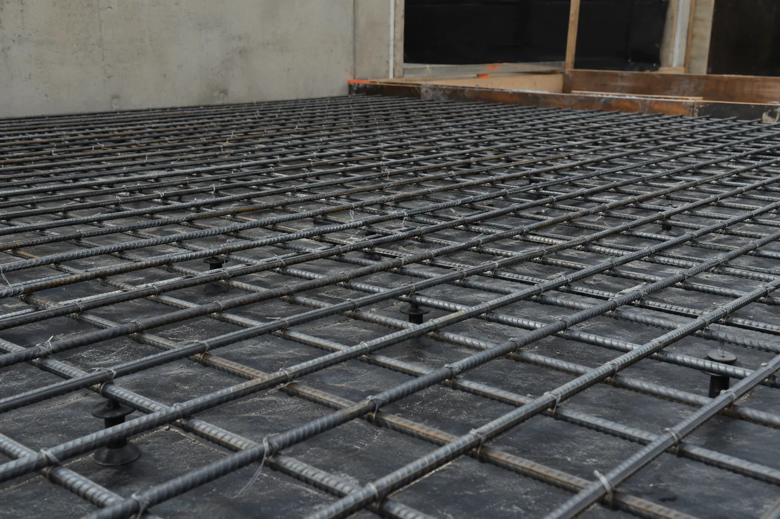 Completed Slab Reinforcing installation in Markham by The Grate Guys