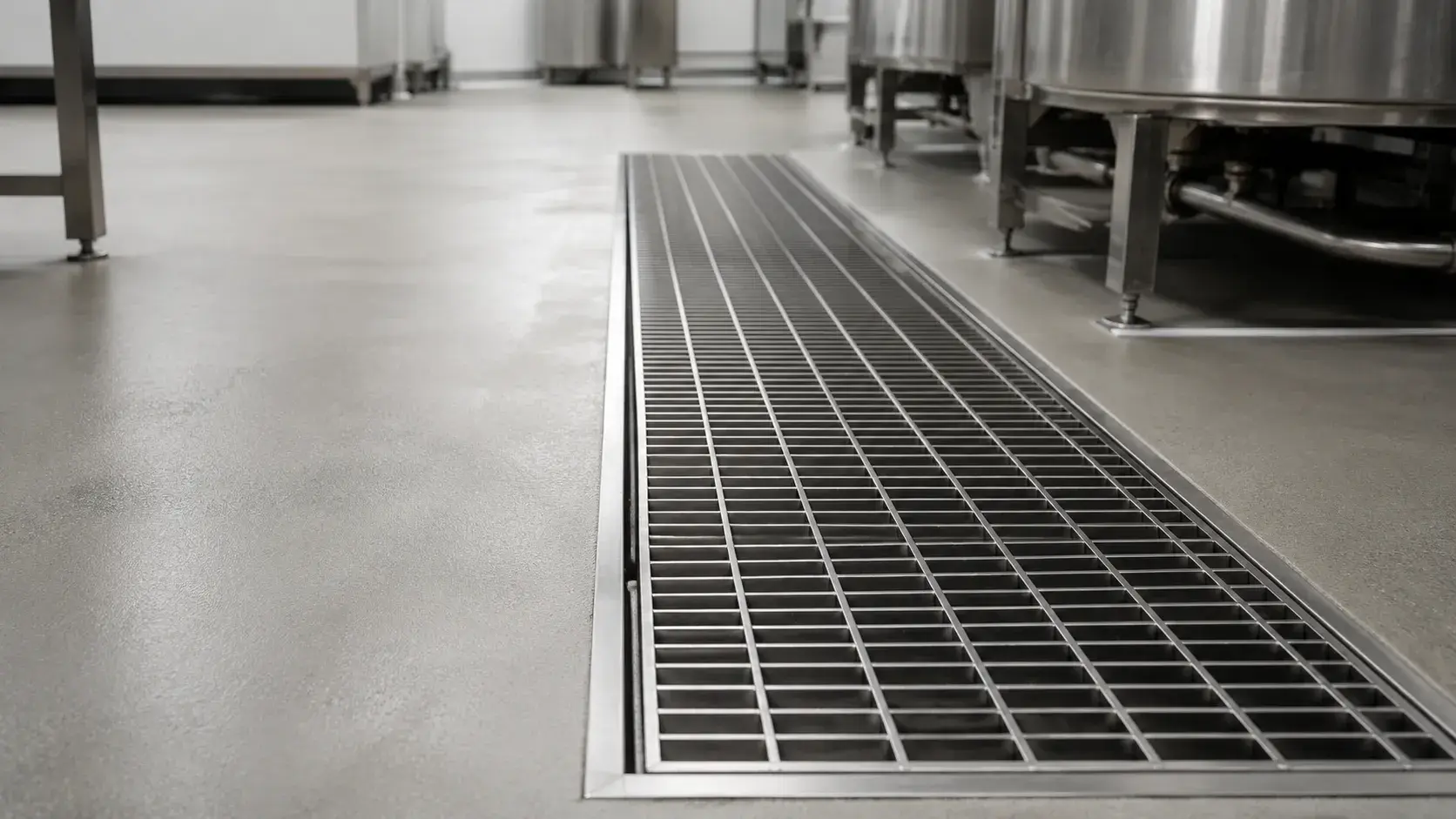 Stainless Floor Grates in Caledon, Ontario, fabricated and installed by The Grate Guys