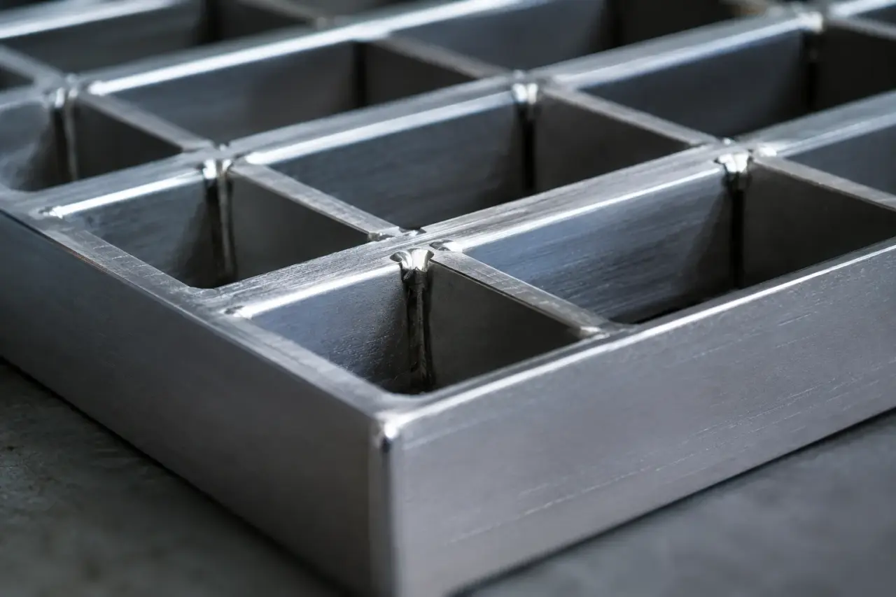 Stainless Steel Floor Grates in Etobicoke being fabricated and installed by The Grate Guys