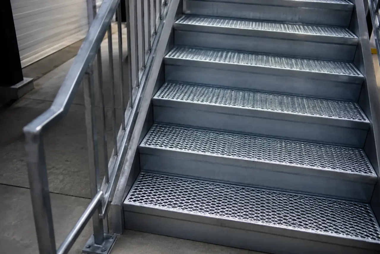Completed Stair Tread Covers installation in Brampton by The Grate Guys